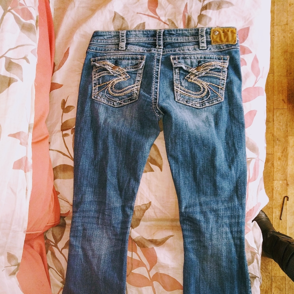 Womens 31x33 silver jeans pioneer style bootcut